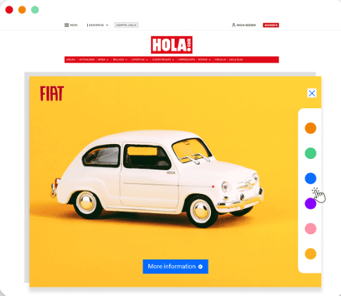 ejemplo rich media fiat