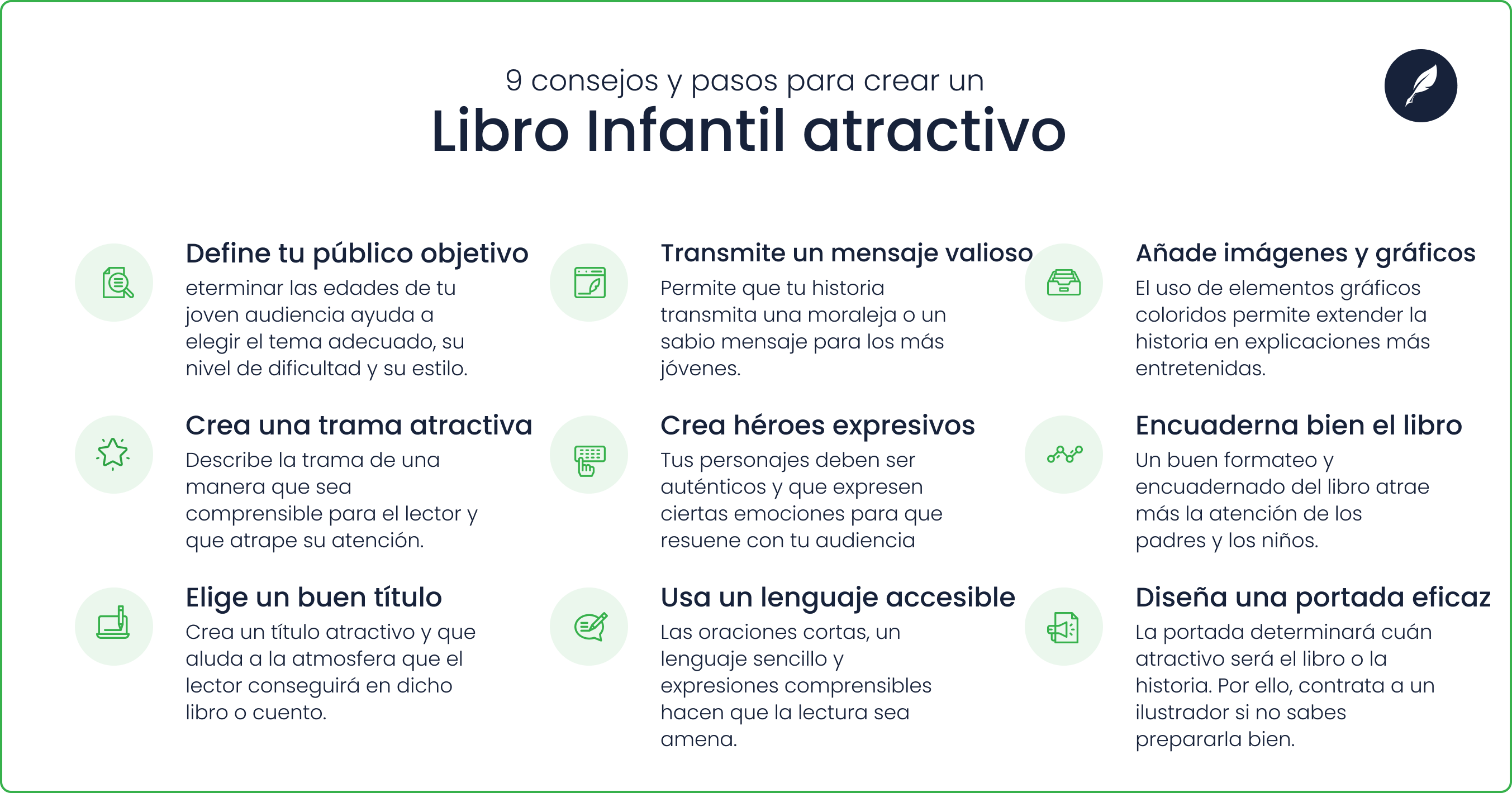 consejos y pasos para escribir un buen libro infantil