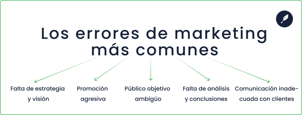 Los cinco errores de marketing que incluso algunos expertos cometen